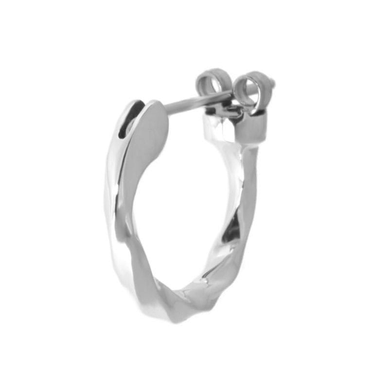 クロッシング ピアス ツイスト シルバー925 シルバー M 片耳用 1点売り メンズ ブランド 彼氏 プレゼント