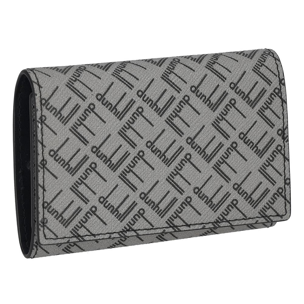 dunhill 24F2178LT038R ダンヒル シグネチャー 6連キーケース コーティングキャンバス/レザー グラナイトグレー