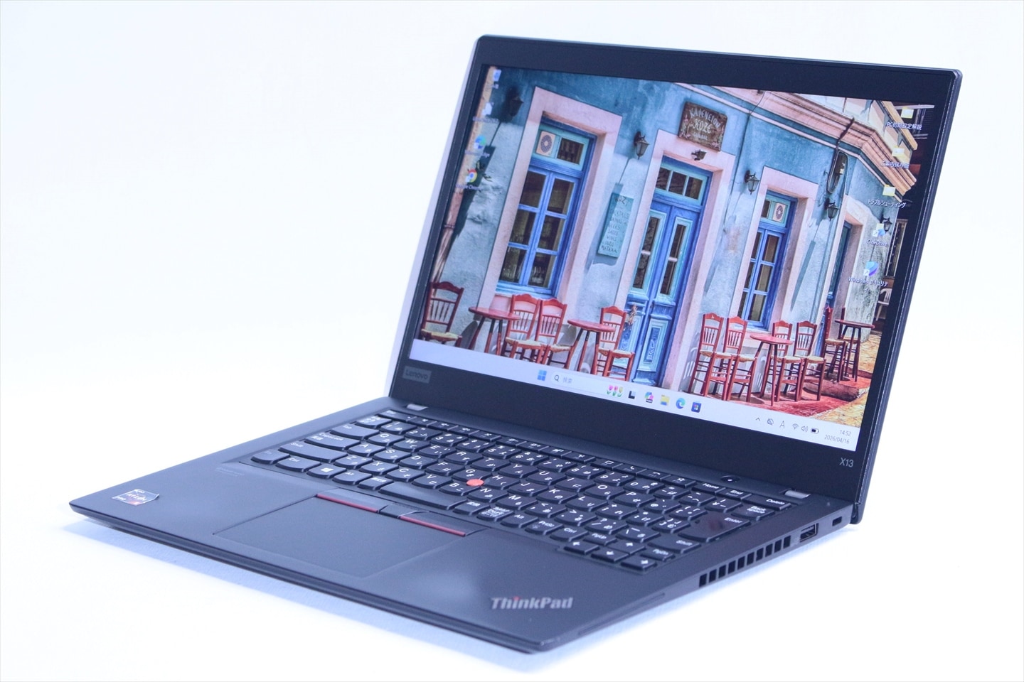 即配 良品 バッテリー良 2021年薄型Ryzen5モデル ThinkPad X13 Gen1 Ryzen5 PRO 4650U 8G 256G 13.3型FHD WiFi6 AAA評価