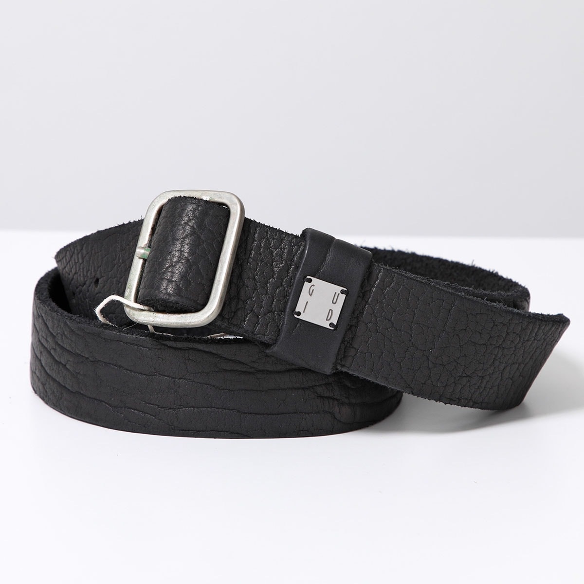GUIDI グイディ ベルト FULL GRAIN BLT16 メンズ バイソンレザー メタル ロゴ プレート BLKT 26,692円