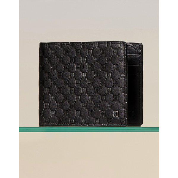 [26FW] [スリム二つ折り財布][LOUIS][ルイス] ブラック ヨーロッパ輸入レザー ルイス エンボス DDパターン DBWA6F374BK