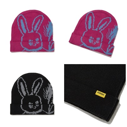 WITTY BUNNY GRAPHIC BEANIE