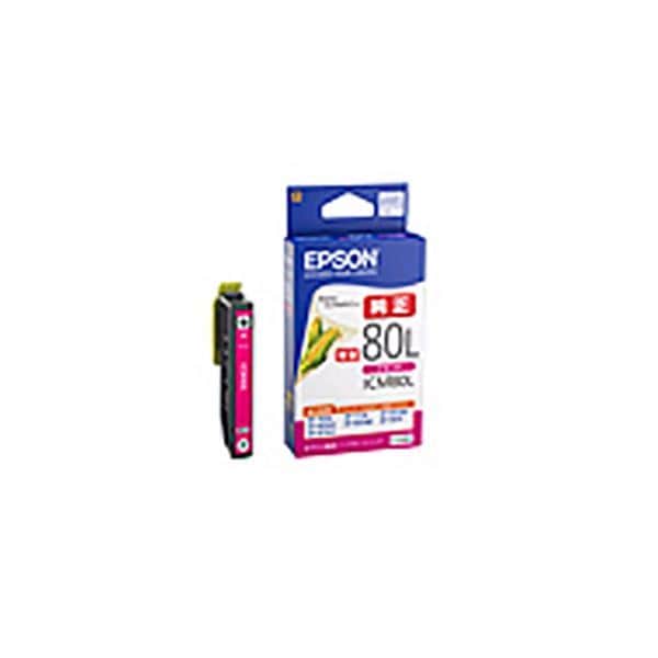 (まとめ) ( 純正品 ) EPSON エプソン インクカートリッジ/トナーカートリッジ (ICM80L マゼンタ 増量タイプ) (×3セット)