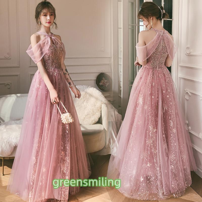 カラードレス ファスナー パーティードレス ロングドレス 結婚式 二次会 発表会 演奏会 ピンク ウェディングドレス ウエディングドレス 花嫁 イブニングドレス