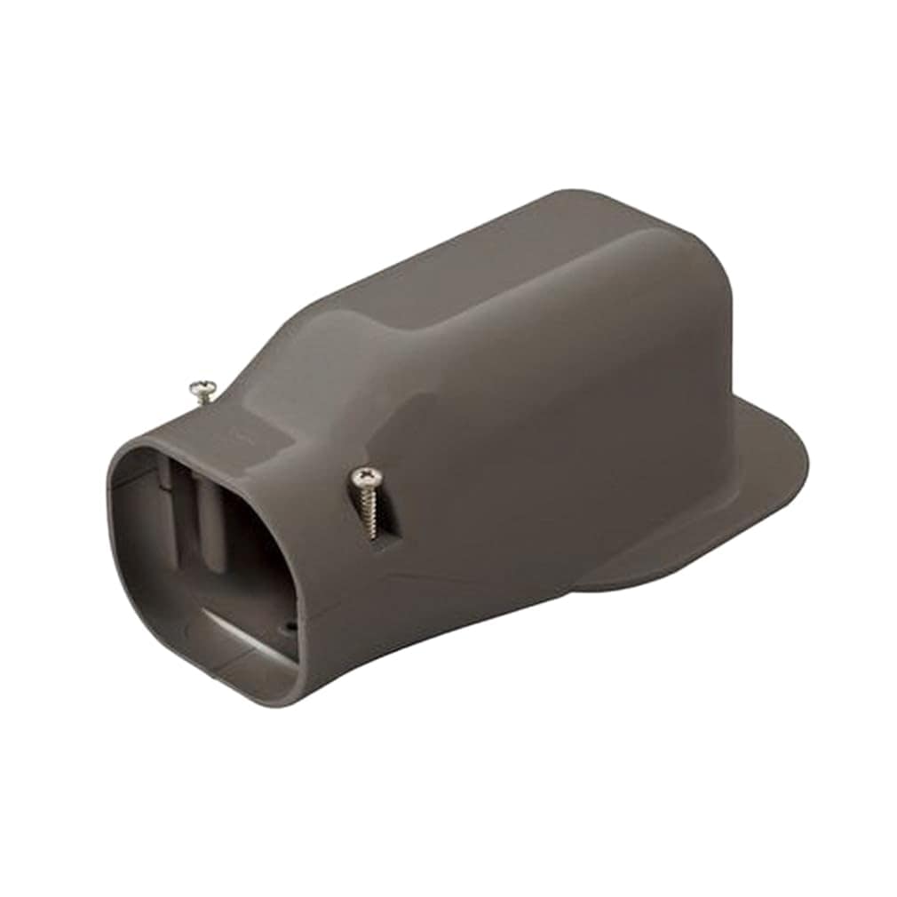 因幡電工 配管化粧カバー ウォールコーナー 壁面取り出し ブラウン 10個入 LDW-70-B (10)
