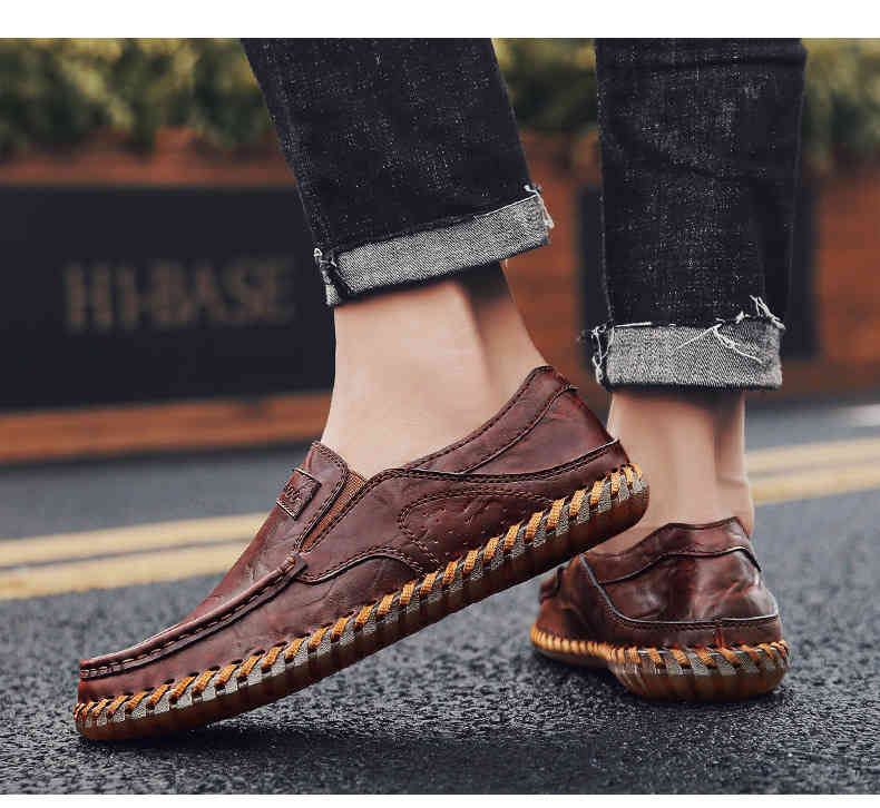 メンズ 幅広 本革 デッキシューズ ローファー ドライビングシューズ ビジネスシューズ モカシン カジュアル 軽量 撥水 防滑 メンズ 紳士靴 敬老の日