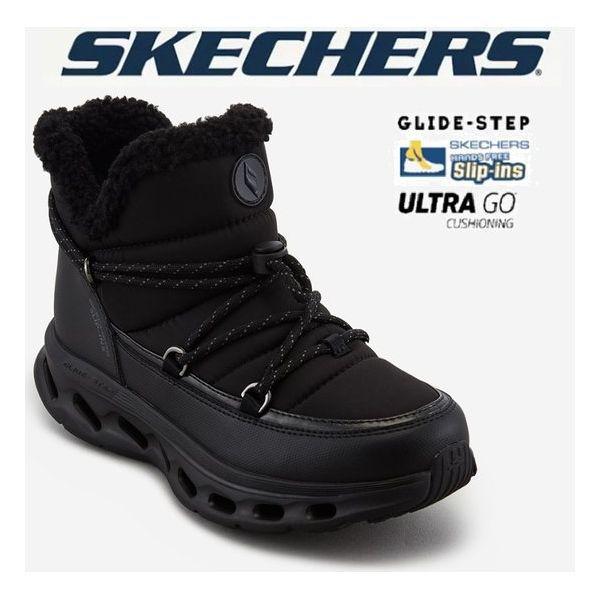 女性用 Gowalk Glide Step 2.0 ブーツ (スリップイン) 防寒靴 SP0WSCFW041 MD 293403
