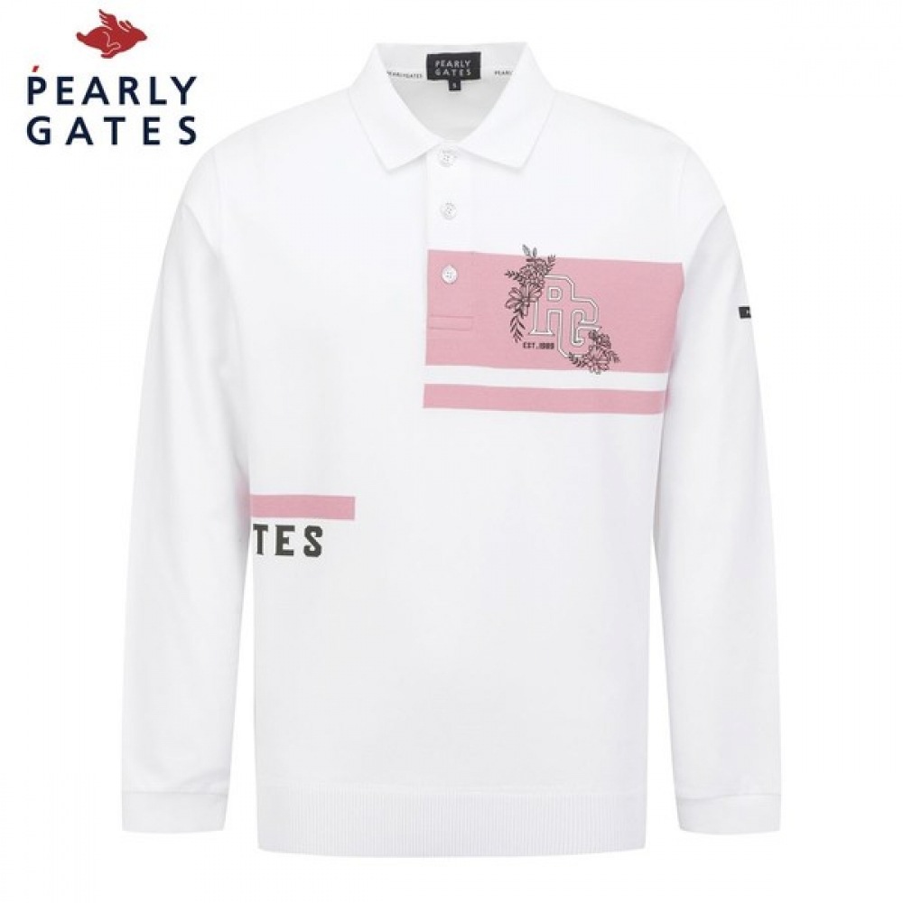 (パリゲイツ) メンズカラーブロックフラワーロゴカラー Tシャツ