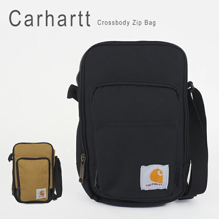 カーハート ショルダーバッグ メンズ レディース 斜めがけ 小さめ 大人 軽量 クロスボディ ジップ バッグ Carhartt Crossbody Zip Bag B0000305
