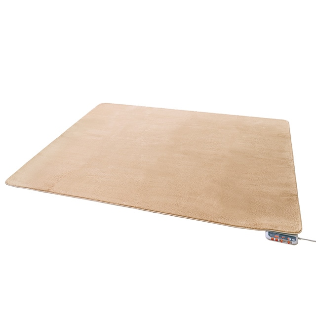 電磁波99%カット 電気ホットカーペット3畳タイプ モカブラウン【カバー付】 ZC-30SM 心地よい手触り＆暖かさをお届けします