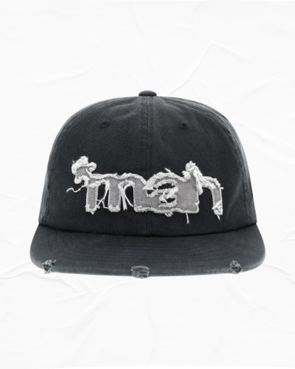 韓国 mahagrid RAW CUT PIGMET BALL CAP RAW CUT PIGMENT BALL CAP[NAVY] - MAHAGRID