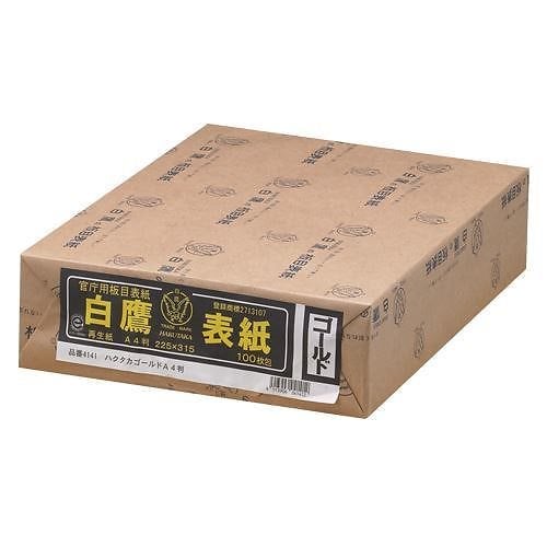 （まとめ買い）美濃商会 板目表紙 A4（100枚入） 4141 00041630 [x3]