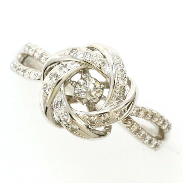 PT950 リング 9.5号 ダイヤ 0.27 中古