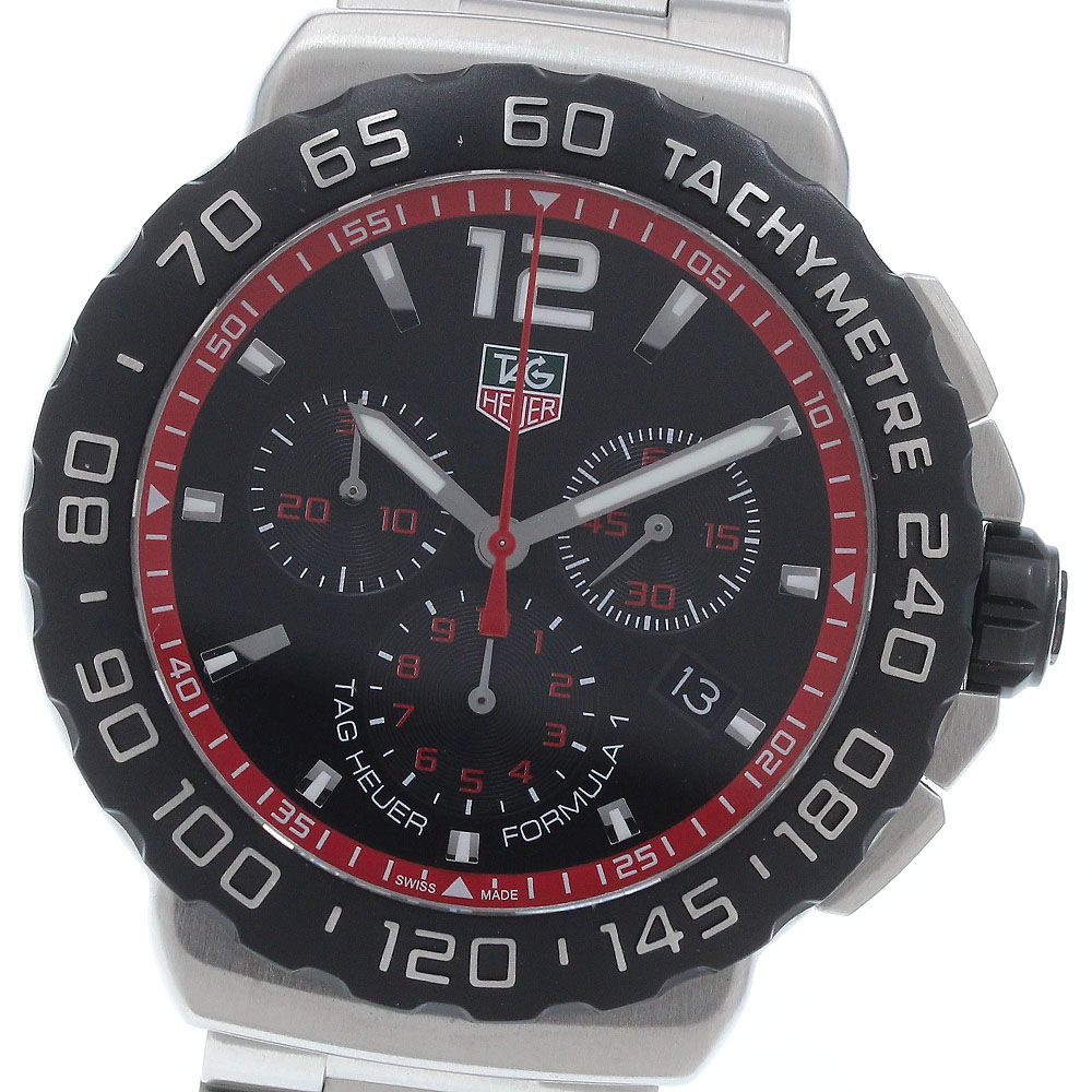 タグホイヤー TAG HEUER CAU1116 フォーミュラ1 クロノグラフ デイト クォーツ メンズ 美品 _935550【中古】