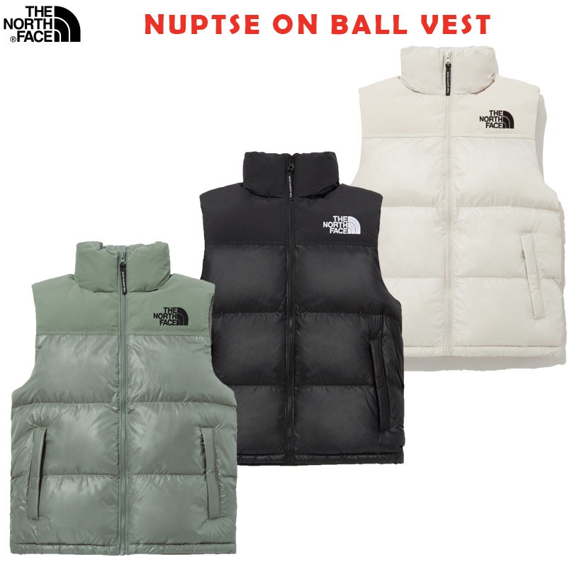 韓国正規品保証 関税負担なし NV3NP55A NUPTSE ON BALL VESTデイリー 基本 着装 男子 女子 人気 韓国 ファッション 男女共用 アウトドア