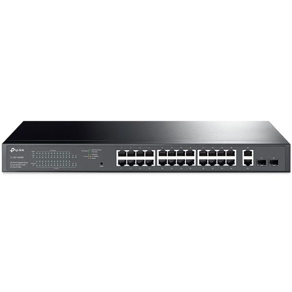 JetStream 28ポート ギガビット イージースマートスイッチ （24PoE+ポート搭載） TL-SG1428PE（UN）