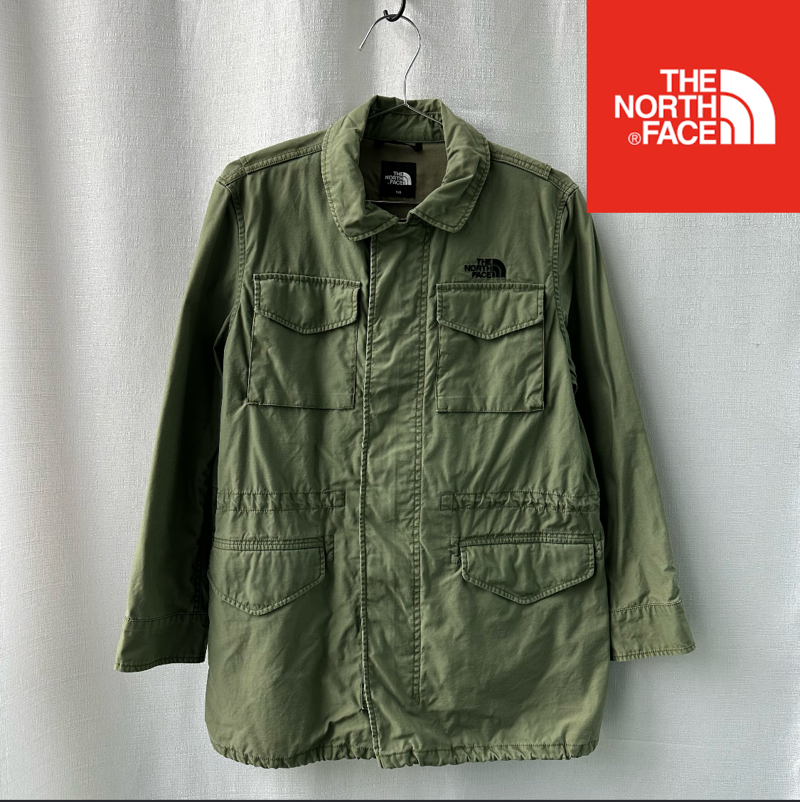 ミリタリー風ジャケット カーキ フィールドジャケット 160