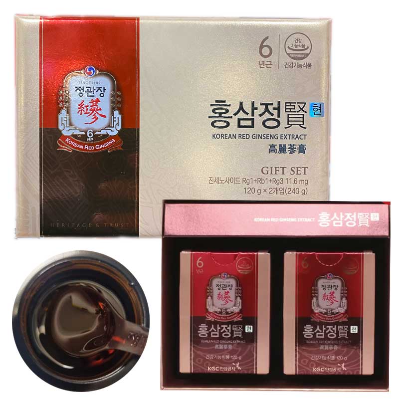 韓国人参 正官庄 紅参チョン ヒョンセット[120G×2個] RED GINSENG JUNG HYUN SET[CC] 8,462円