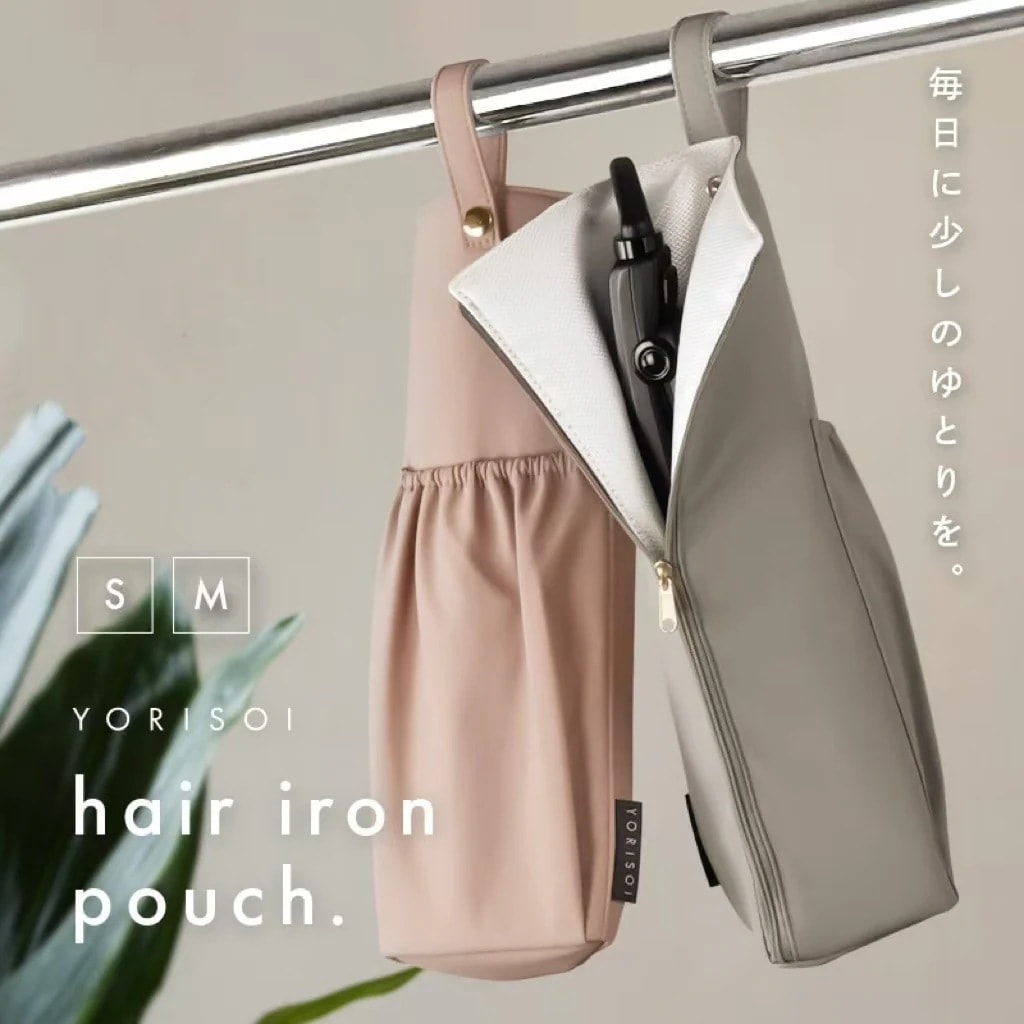 每日更新ヘアアイロンケース 耐熱 カバー かわいい ヘアアイロン ケース 熱いまま ヘアアイロン収納 ポーチ 収納 アイロン収納 ヘアアイロンポーチ 吊り下げ 旅行 トラベル 持ち運び