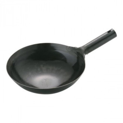 山田工業所 鉄 打出片手中華鍋(板厚1.6mm) 27cm ATY9227 5,000円