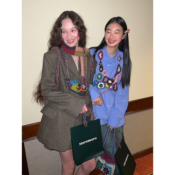 モロモロレトロ細かいチェック柄立体弓ルーズスーツジャケット女性の新しいカジュアルスーツトップ