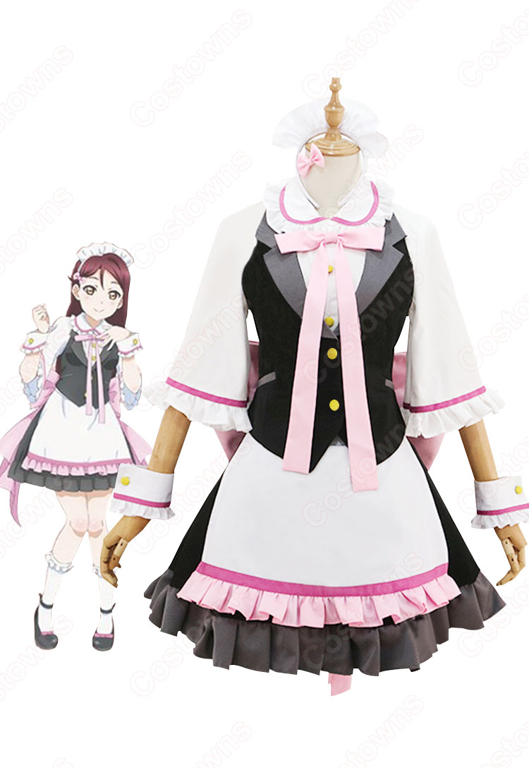 ラブライブ! 桜内梨子（サクラウチリコ） メイド服 コスプレ衣装 『ラブライブ！サンシャイン!!×THEキャラSHOP』 メイド衣装 9,216円
