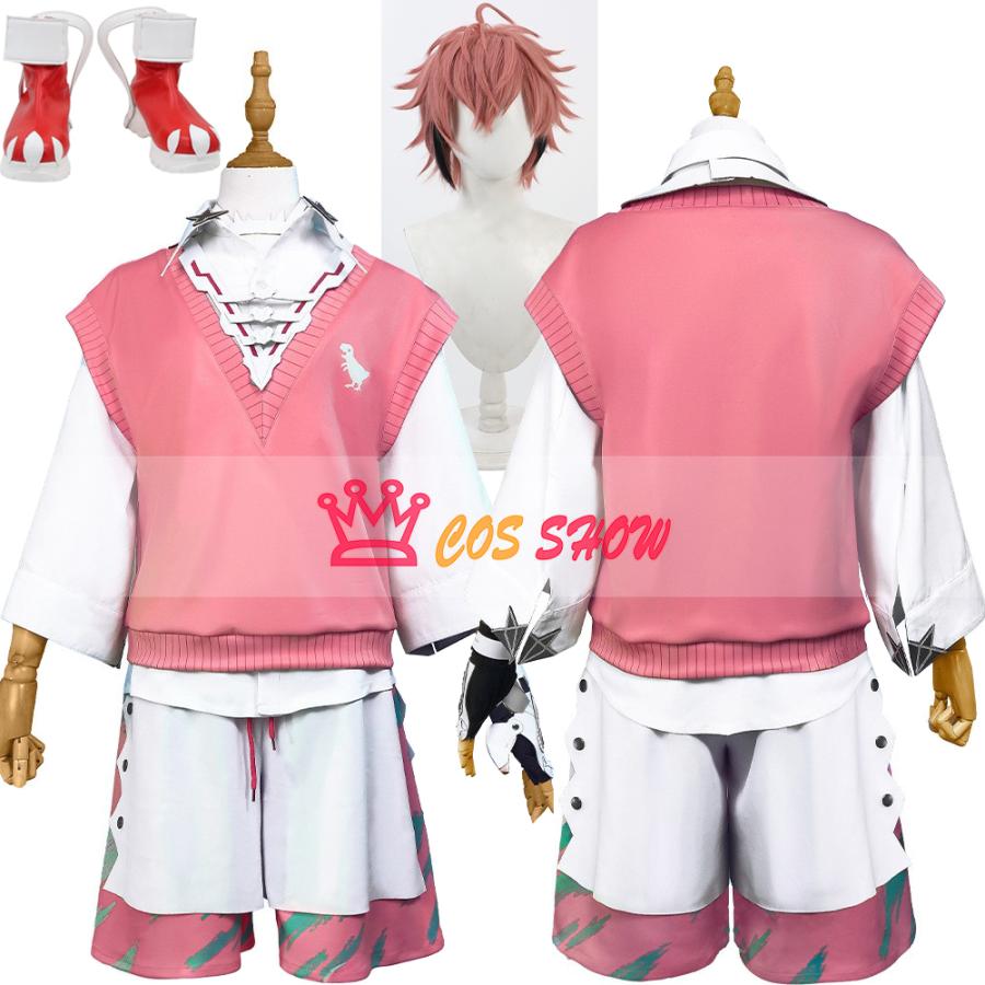 バーチャル VTuber 赤城ウェン コスプレ衣装 cosplay ウィッグ靴能 仮装 イベント クリスマス ハロウィン ステージ 文化祭 学園祭