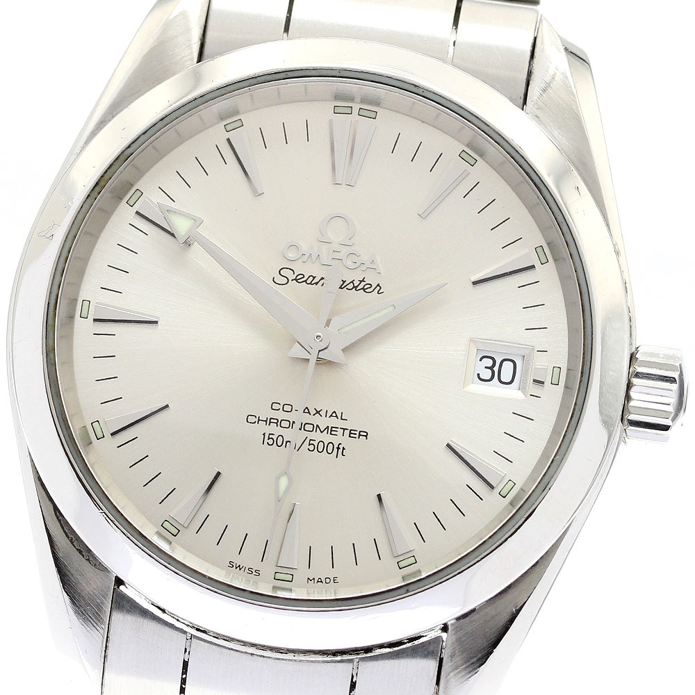 オメガ OMEGA 2504.30 シーマスター アクアテラ デイト 自動巻き ボーイズ _883387【中古】