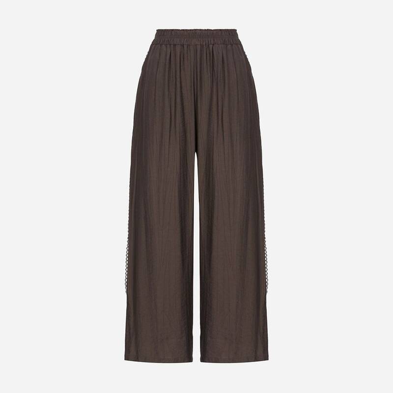 レースディテールのワイドパンツ T264MPT235W