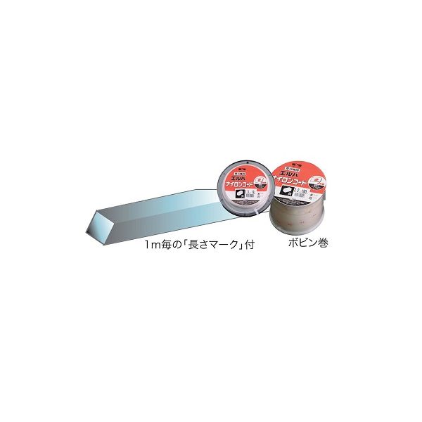三陽金属 0587 ナイロンコード 角2．3mmx500mボビン巻