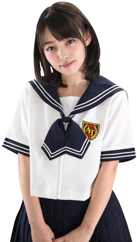 時代付属高校制服2 コスチューム 紺/白 レディース Mサイズ