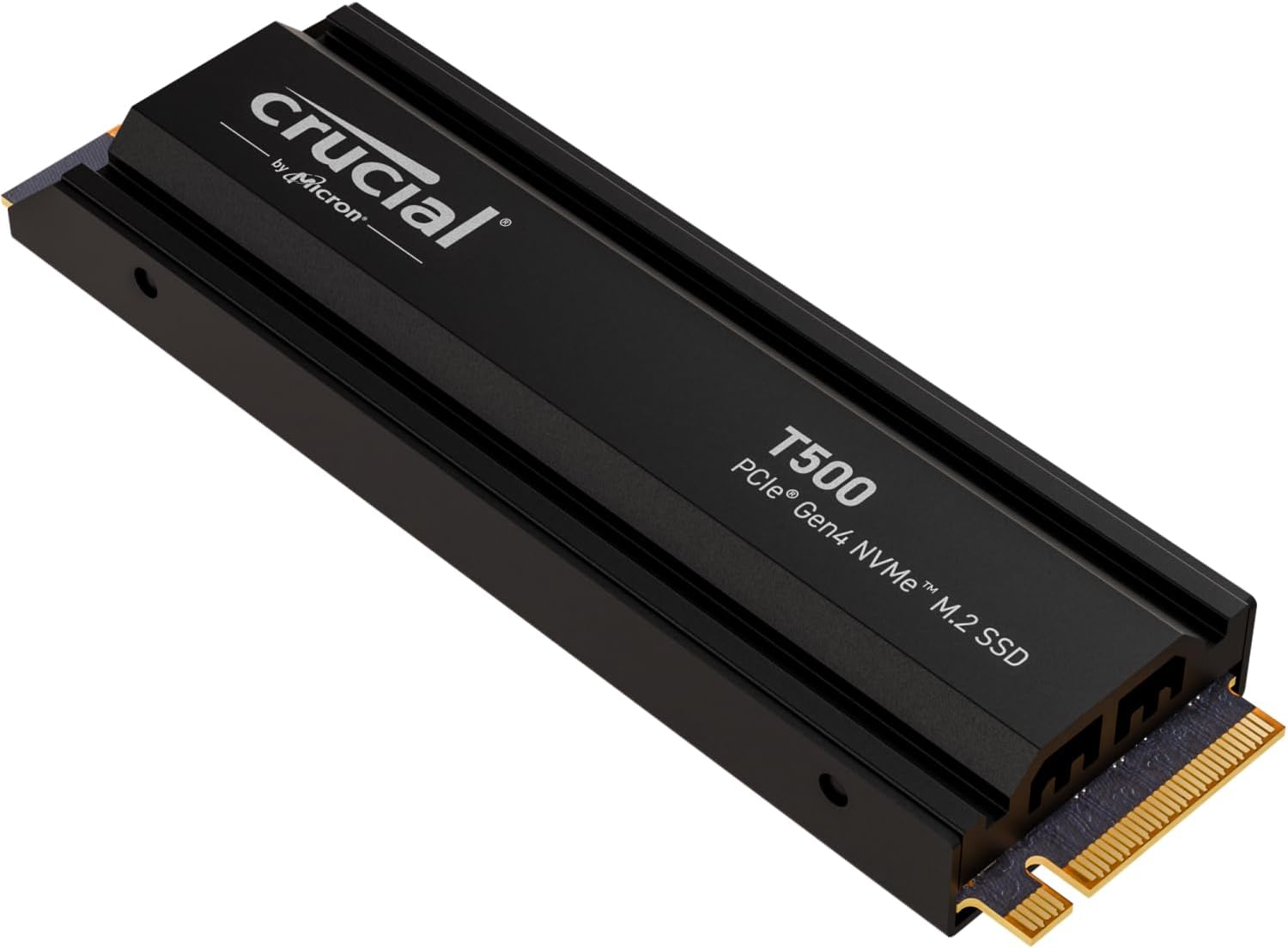 Crucial T500 ヒートシンク搭載【PS5/PS5動作確認済み】1TB PCIe Gen4 SSD(最大転送速度7,400MB/s) NVMe M.2(2280)内蔵 5年保証