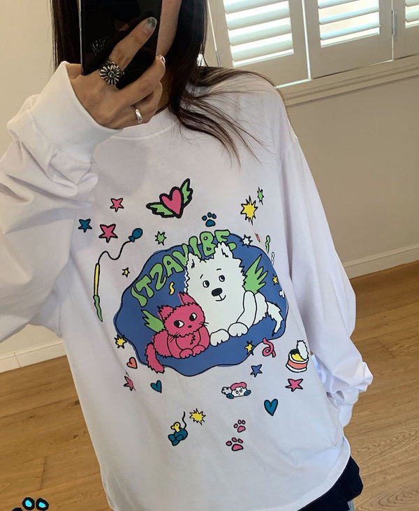 Qoo10 ITZAVIBE CAT&DOG SLEEVE キャラクタ