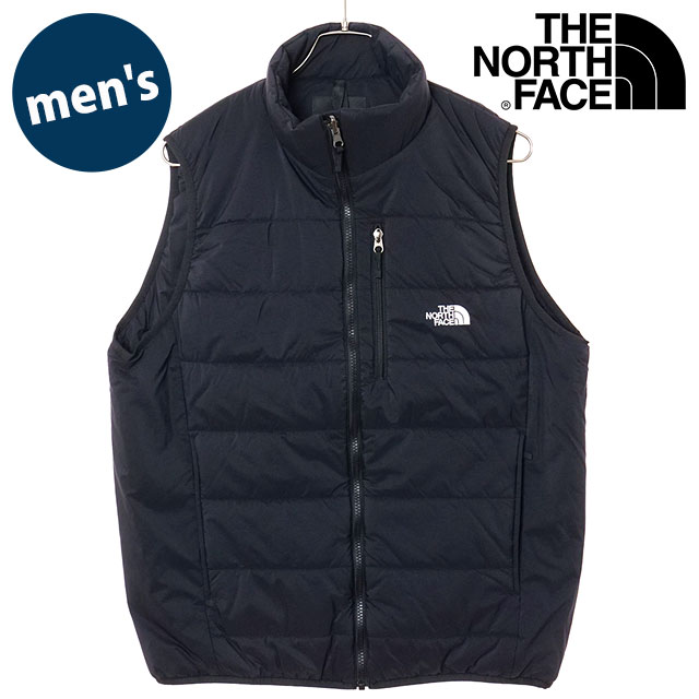 ライトライダーベスト [NY82555-K] Light Rider Vest メンズ TNF アウトドア アウター 中綿ベスト 撥水 ブラック 正規取扱店