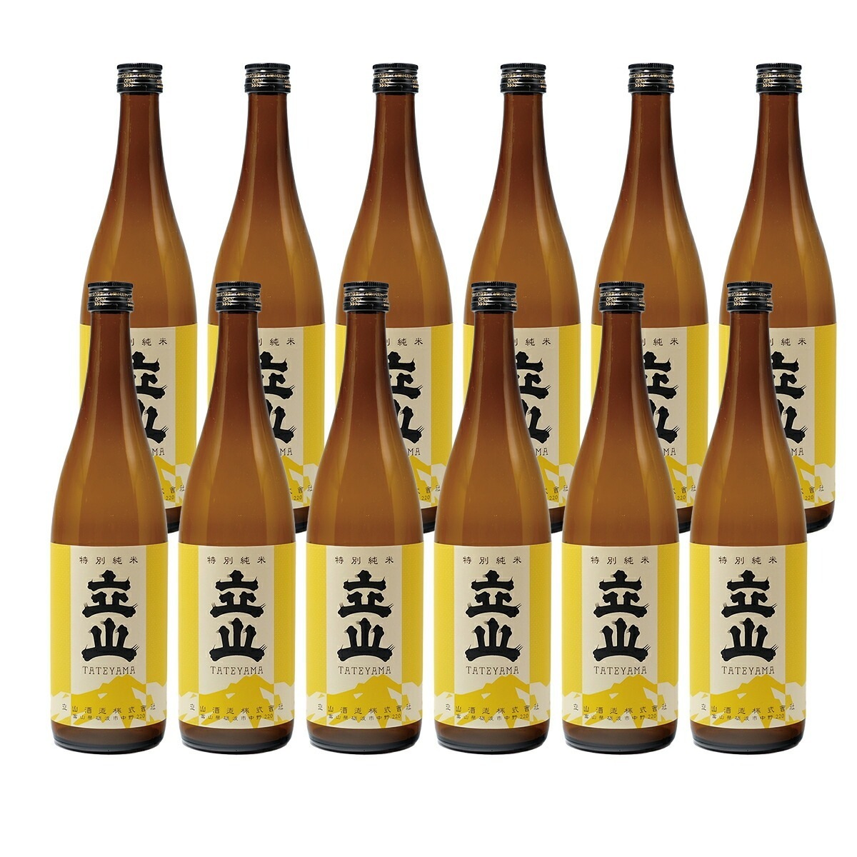 日本酒 富山の地酒 立山 特別純米酒 720ml×12本