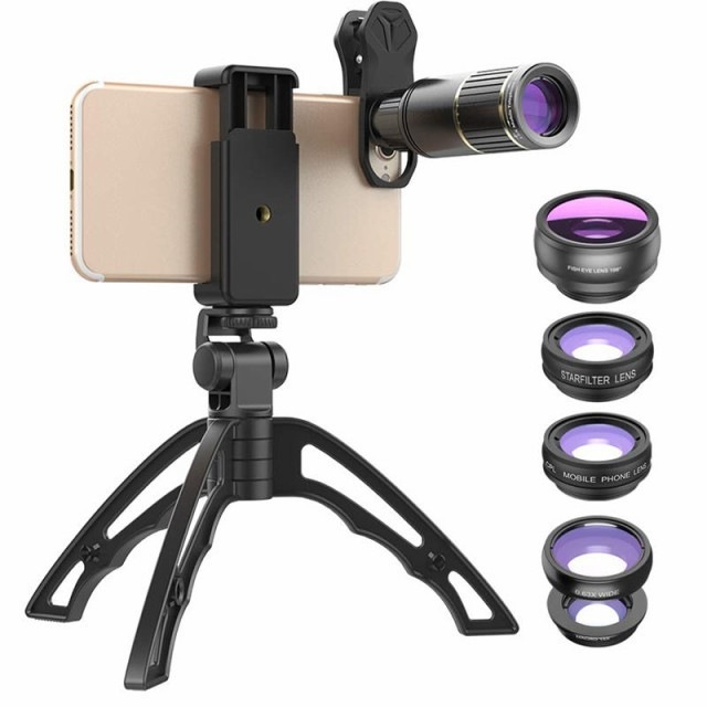 国内発送 6イン1スマホ望遠鏡 望遠レンズ 16倍高性能単眼鏡ズーム クリップ式カメラレンズ 全アルミニウム その他 Build Standishsmiles Com