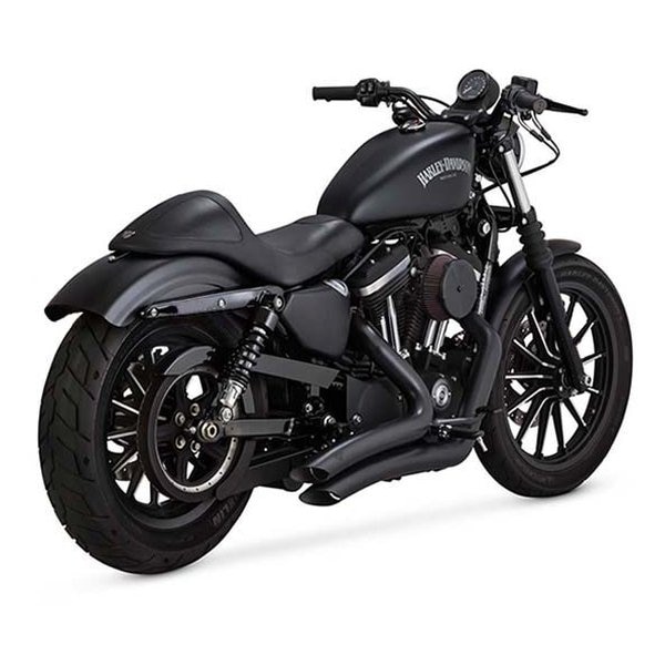 BigRadius 2-2 PCX ビッグラディウス ブラック マフラー Sportster 14-22 1800-2591