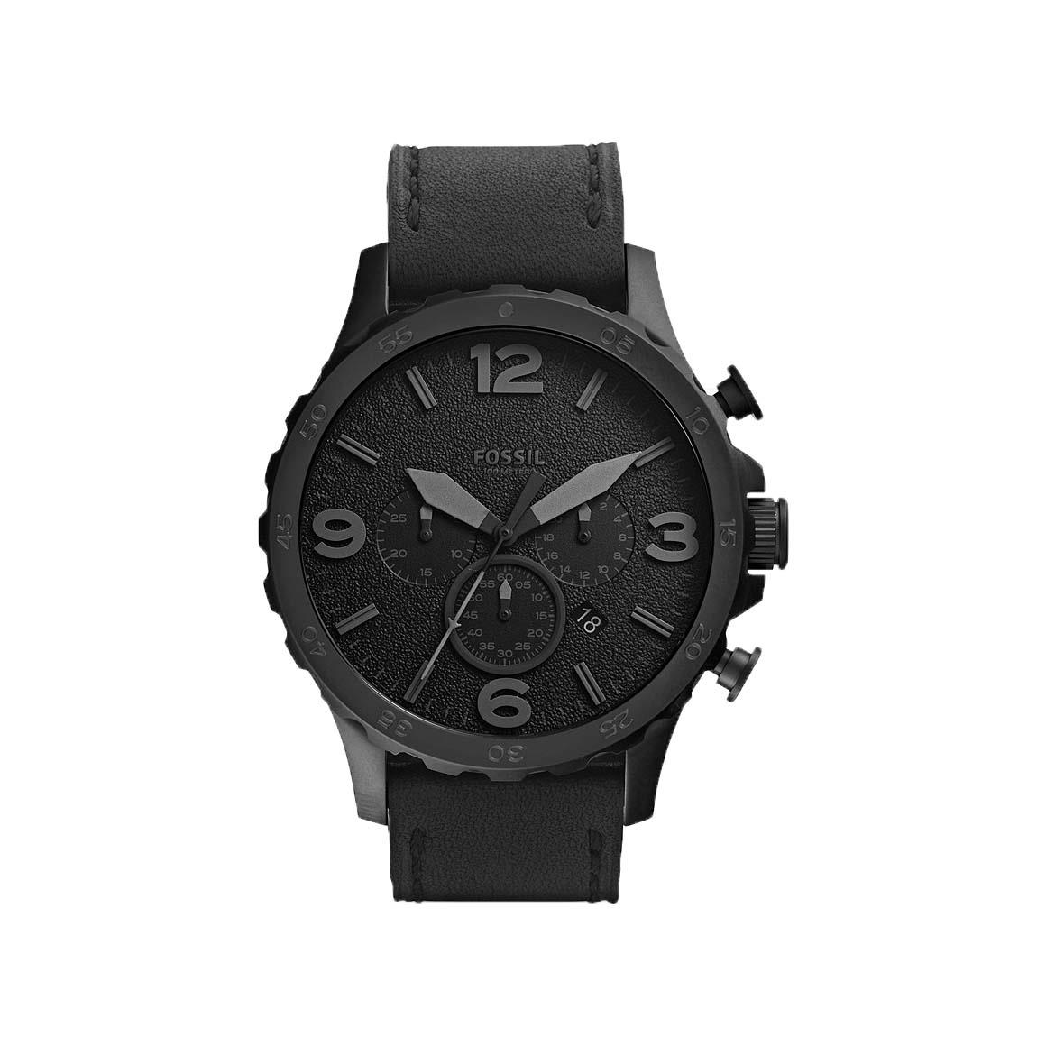 Fossil JR1354 Black Dial Black Ion-Plated Men s Watch