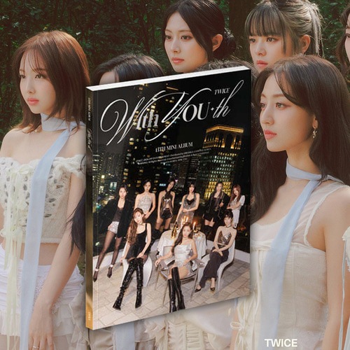 TWICEアルバムフォトブックブラック+特典付きWith Youth Wid Yous Twice Mini 13_未開封新品