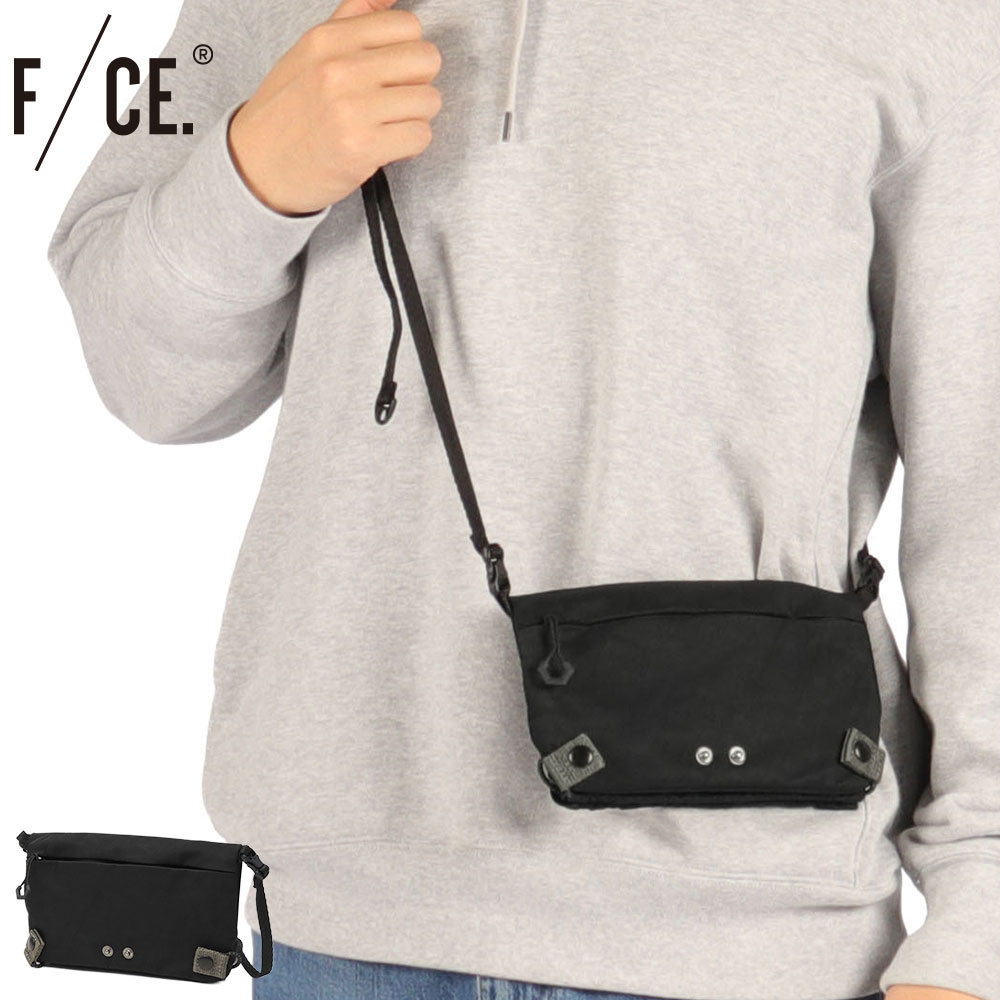 サコッシュ メンズ レディース ミニ ブランド 横型 小さめ 軽量 ナイロン ショルダーバッグ FCE TEXTURED TWILL DRAWSTRING SACOCHE FTT36261B0005