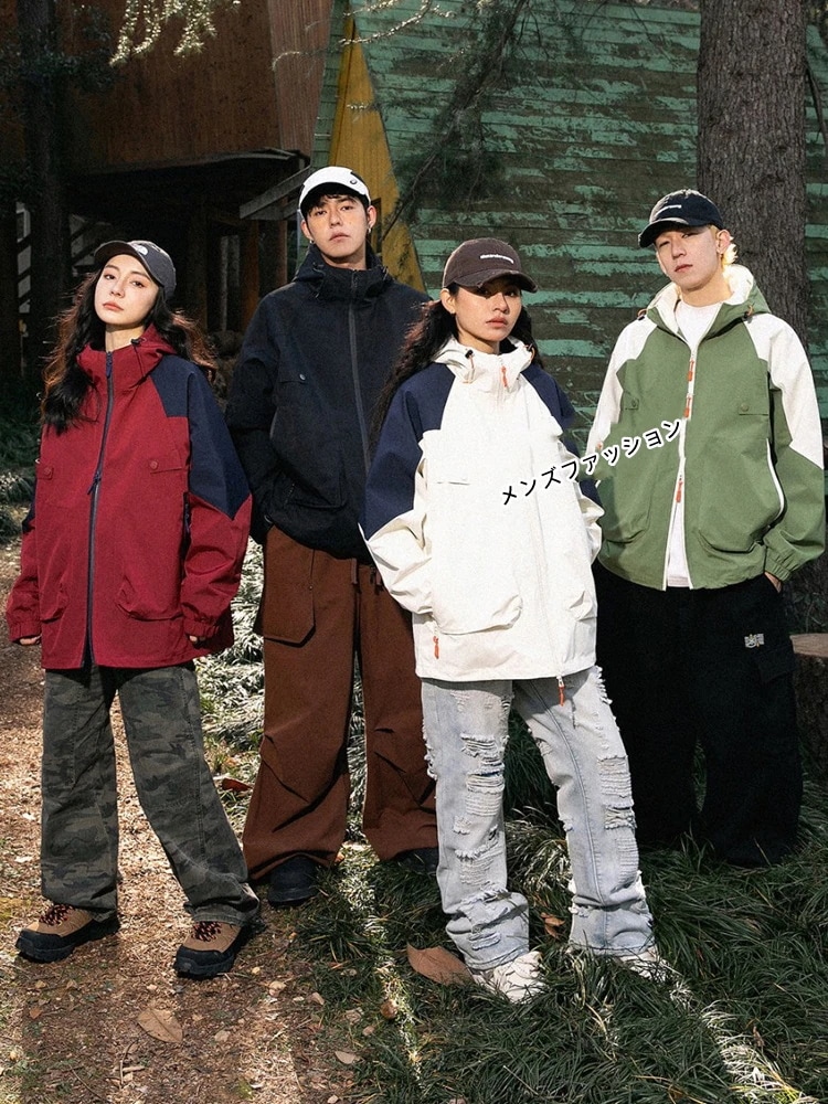 【急速出荷】【2枚購入で 2oo円OFF!】2024新作 シンプル フード付きジャケット アウター カップル パーカー メンズファッション コート メンズジャケット 防風防寒