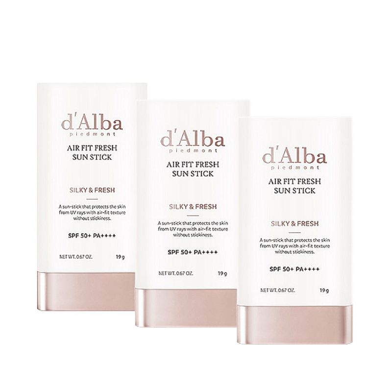 エアフィット フレッシュ サンスティック SPF50+ PA++++ 19g×3本セット