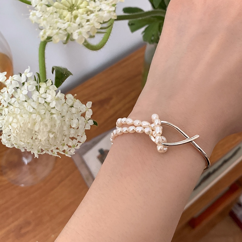 アクセサリー ブレスレット パールブレスレット パール 小物 大人可愛い きれいめ カジュアル 大人 上品 お洒落 かっこいい レトロ 大人女子 こなれ感 ラブリー キュート セクシー エレガント