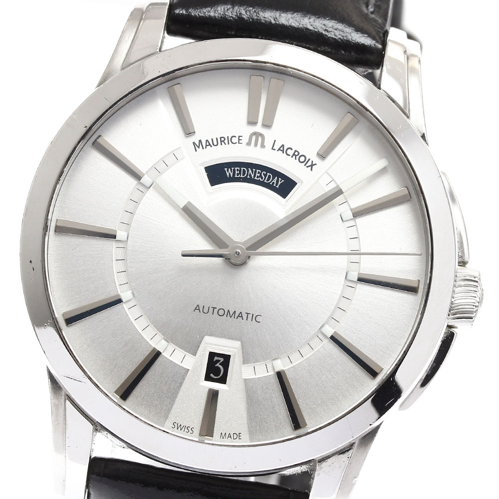 モーリスラクロア MAURICE LACROIX PT6158-SS001-13E ポントス デイデイト 自動巻き メンズ _900297【中古】