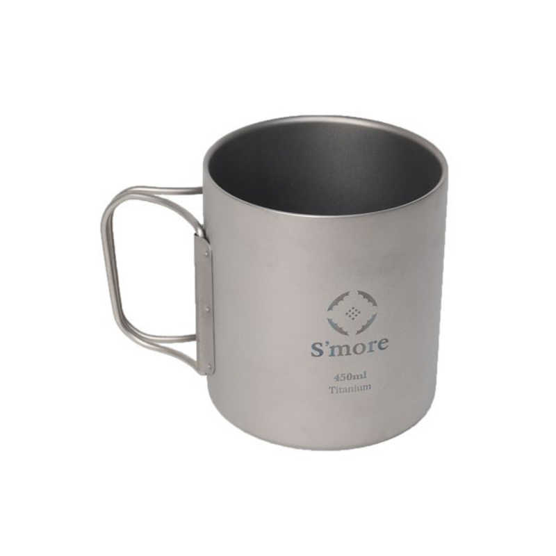 ティーオー　Titanium Double Mug 450 二重構造 チタンマグカップ(450mL) SMOrsUT001DMa450slv　SMOrsUT001DMa450slv