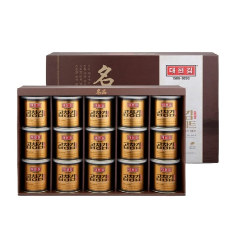 【名品海苔】 コプチャン海苔ギフトセット 15P(30gx15)　韓国大人気スペシャル海苔