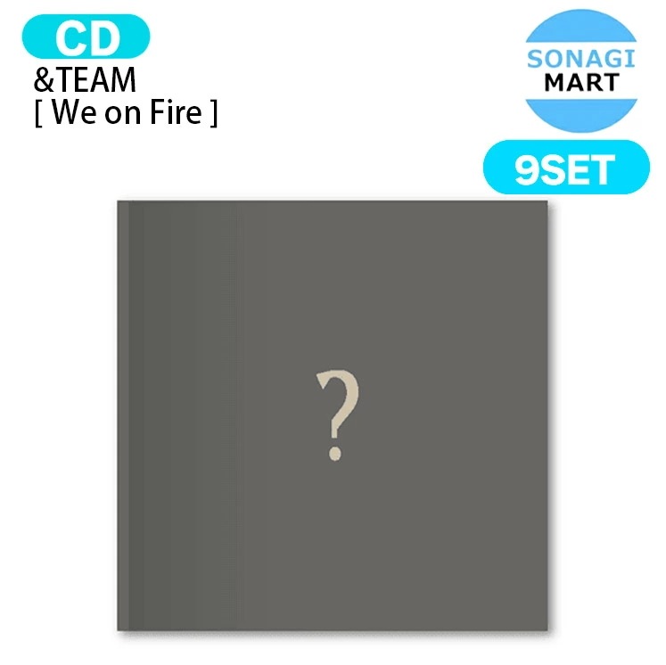 国内発送 &TEAM SOLO EDITION [ We on Fire ] 9種セット 3rd EP Album / 1次予約