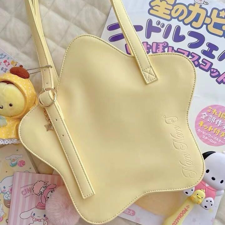 ミニパイスターパンケーキトートバッグ 春デート ラブリーロリータ クリーミーイエロー