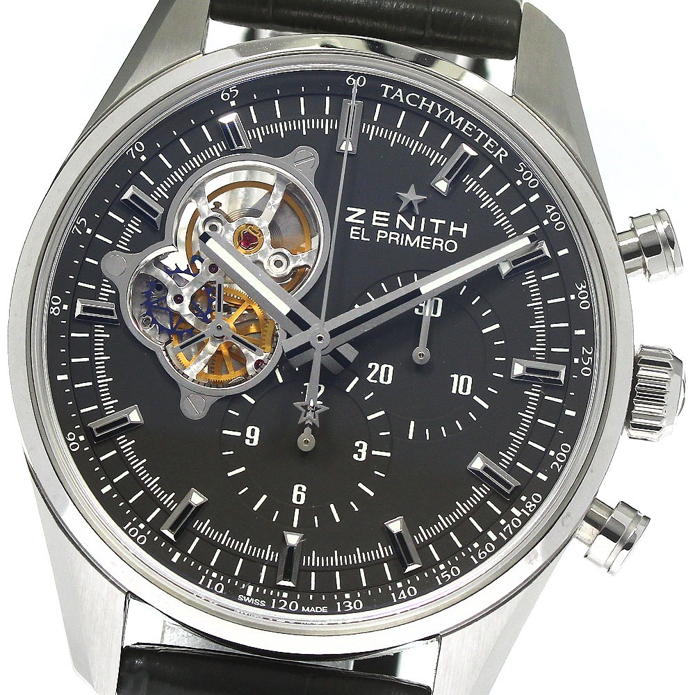 ゼニス ZENITH 03.20423.4061 クロノマスター エルプリメロ TOMIYAリミテッドエディション 自動巻き メンズ 美品 _774102【中古】