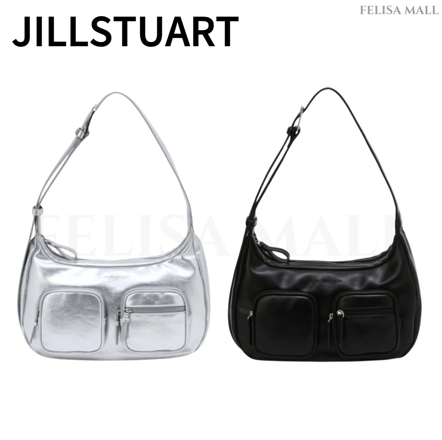 [JILLSTUART] 2ポケット スモール ショルダーバッグ -3color- 韓国バッグ